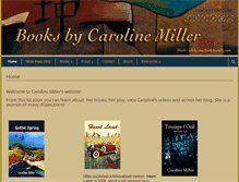 Tablet Screenshot of booksbycarolinemiller.com